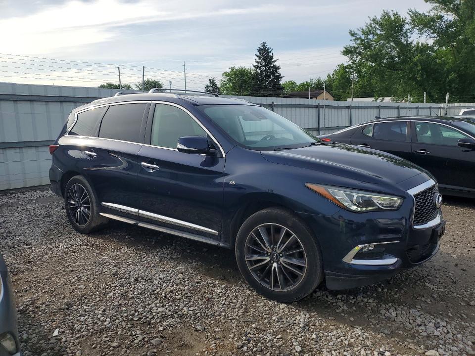 2017 Infiniti Qx60 VIN 5N1DL0MM7HC513919 COPART salvage auction — REAR END, Oh - Certificate Of Title, sold $1,250 on 2026-07-02 (photo 4)