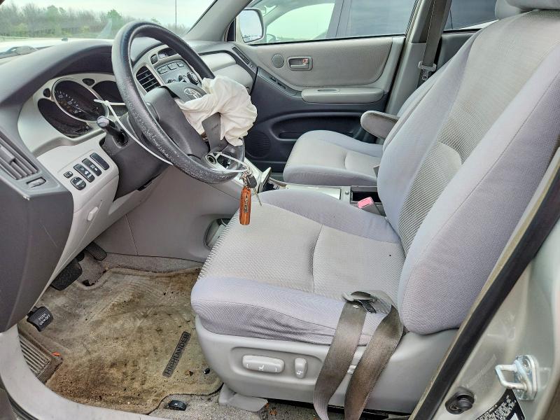2004 Toyota Highlander VIN JTEEP21AX40011884 COPART salvage auction — FRONT END, NY - MV-907A SALVAGE CERTIFICATE, sold $700 on 2026-07-13 (photo 7)