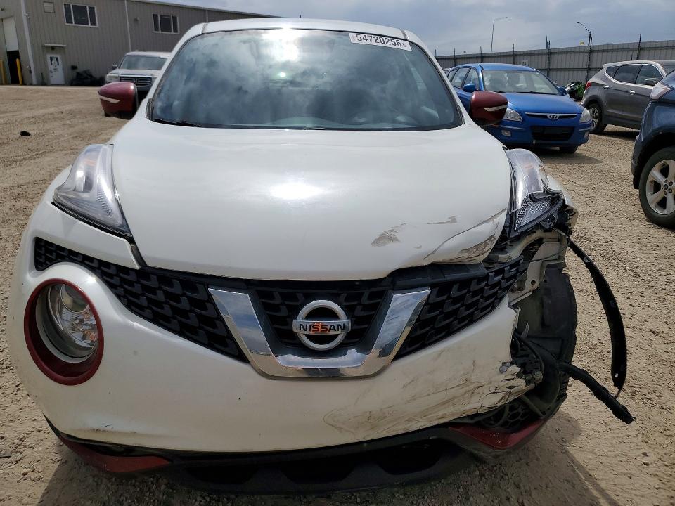 2015 Nissan Juke VIN JN8AF5MV3FT554036 COPART salvage auction — FRONT END, AB - BOS - SALVAGE, sold $1,200 on 2026-07-02 (photo 5)