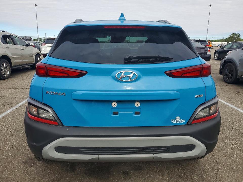 2023 Hyundai VIN KM8K6CAB0PU982393 COPART salvage auction — FRONT END, Id - Salvage Certificate Of Title, sold $2,200 on 2026-07-17 (photo 6)