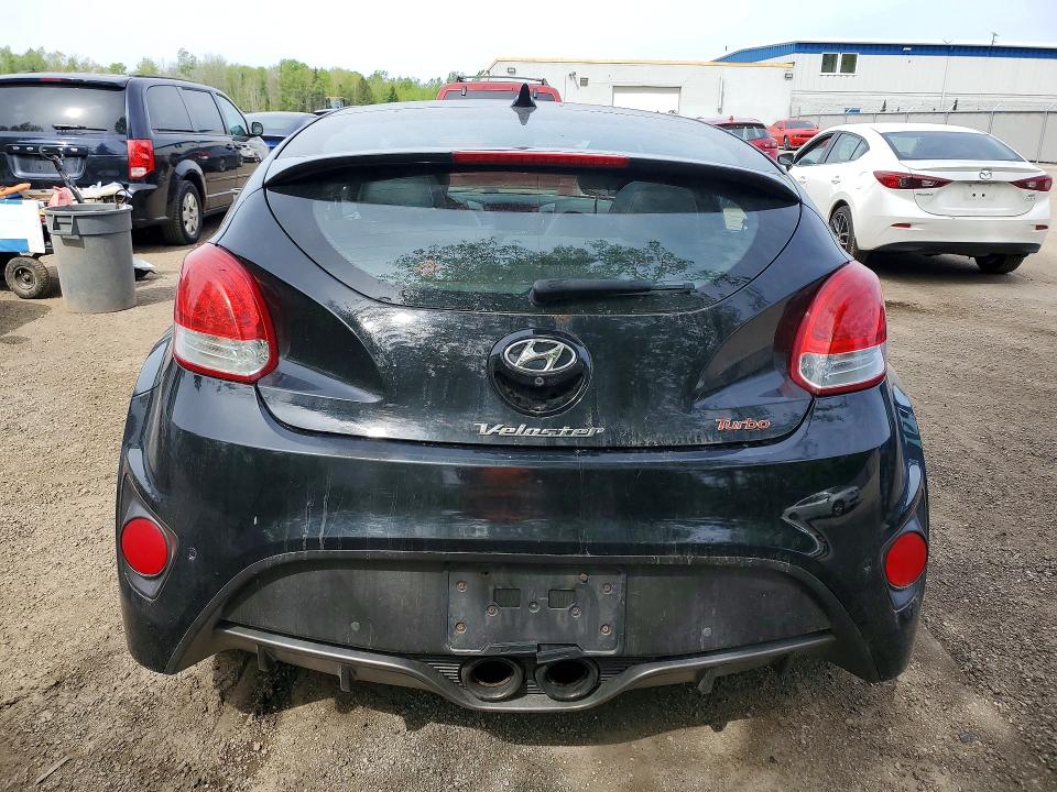 2013 Hyundai Veloster VIN KMHTC6AE8DU097203 COPART salvage auction — FRONT END, On - Permit Salvage, sold $750 on 2026-07-09 (photo 6)
