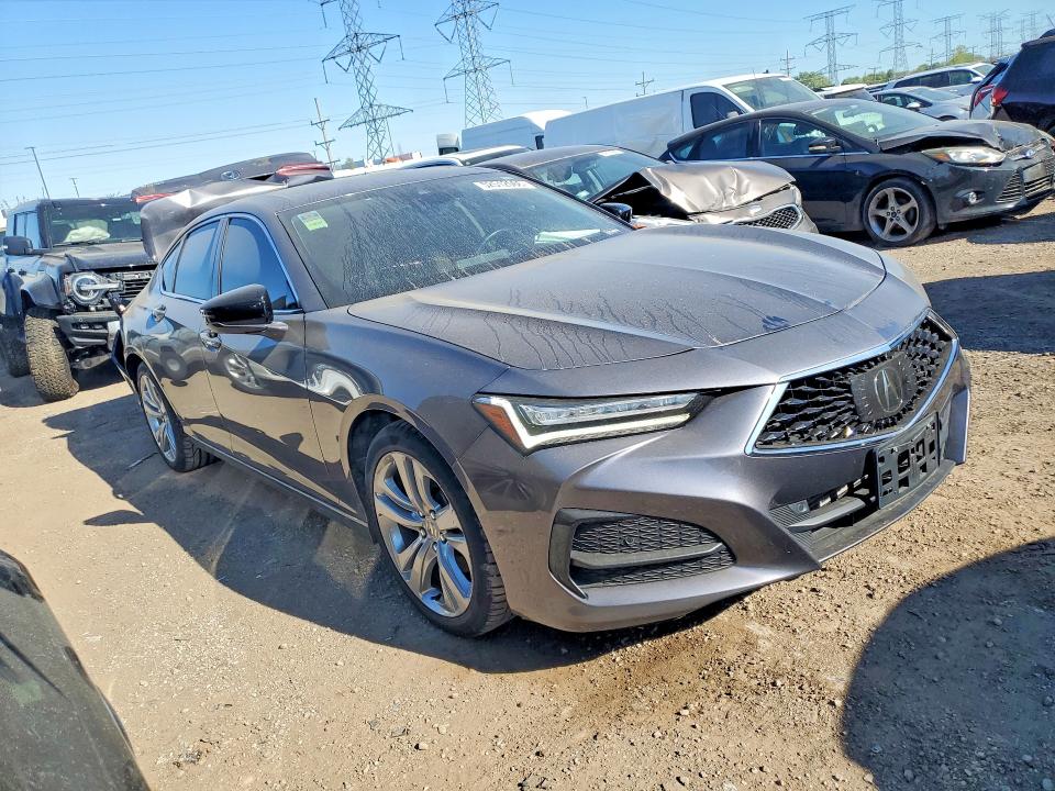 2021 Acura Tlx VIN 19UUB6F49MA005157 COPART salvage auction — REAR END, Il - Salvage Certificate, sold $9,000 on 2026-07-21 (photo 4)
