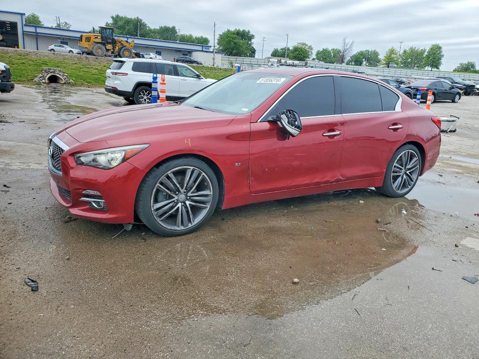 2015 Infiniti VIN JN1BV7APXFM341831 COPART salvage auction — SIDE, Mo - Salvage Certificate Of Title, sold $2,450 on 2026-07-07 (photo 1)