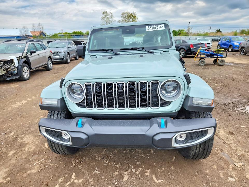2024 Jeep Wrangler / VIN 1C4RJXP67RW316674 COPART salvage auction — SIDE, Oh - Cert Of Title-Salvage, sold $12,300 on 2026-07-30 (photo 5)