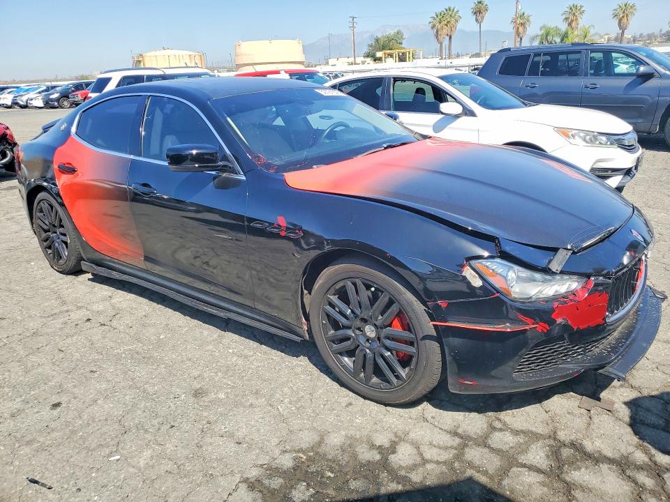2016 Maserati VIN ZAM57XSA1G1183182 COPART salvage auction — FRONT END, Ca - Dis/Dlr/Exp Only Clean Title, sold $4,500 on 2026-07-30 (photo 4)