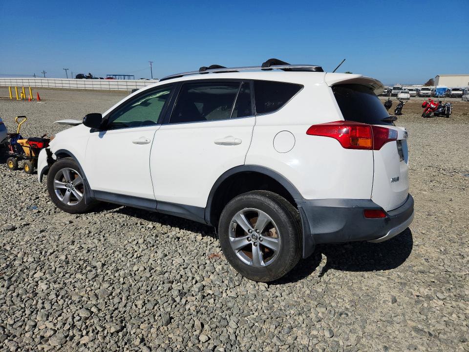 2015 Toyota Rav 4 VIN JTMRFREV9FJ033872 COPART salvage auction — FRONT END, Ca - Salvage Certificate, sold $2,100 on 2026-07-02 (photo 2)