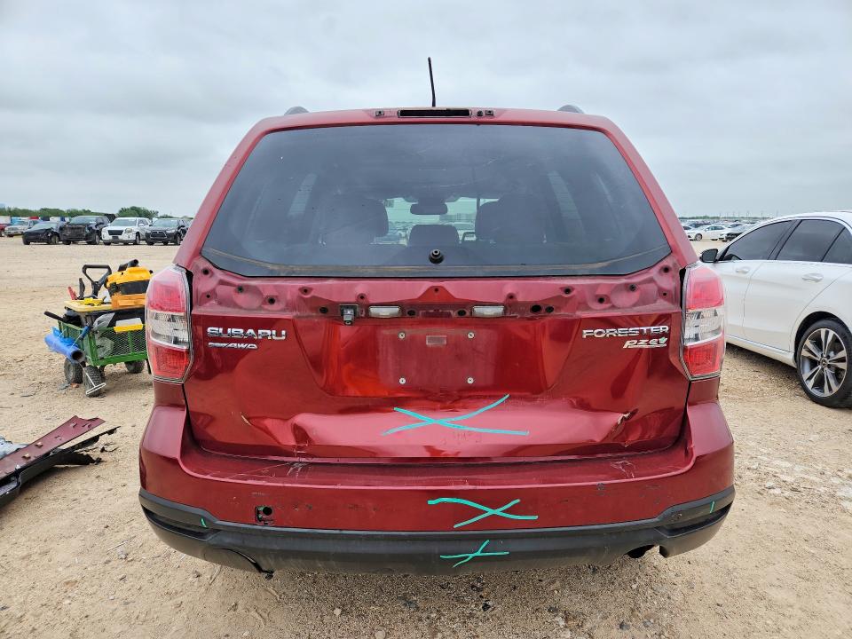 2015 Subaru Forester VIN JF2SJADC6FH468536 COPART salvage auction — HAIL, Tx - Salvage Vehicle Title, sold $30 on 2026-07-30 (photo 6)