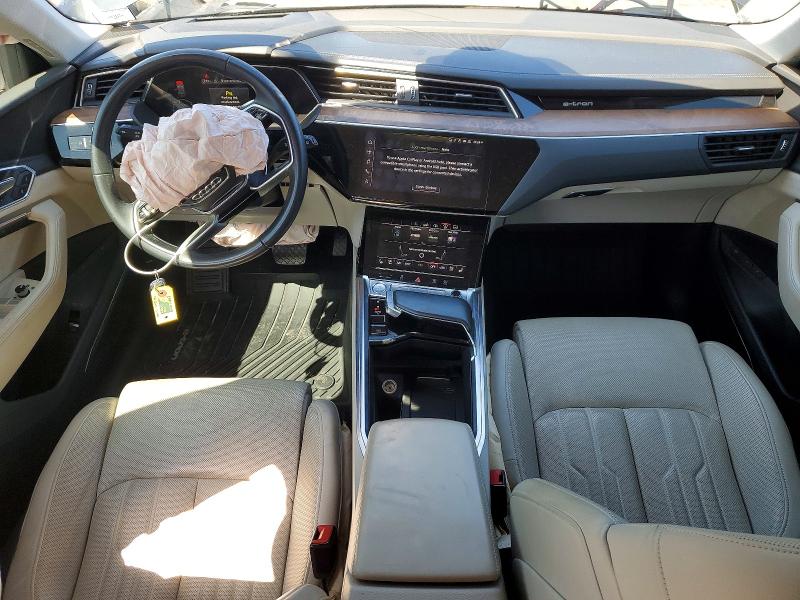 2019 Audi E-tron VIN WA1VABGE5KB021007 COPART salvage auction — FRONT END, Pa - Certificate Of Salvage, sold $4,000 on 2026-07-07 (photo 8)