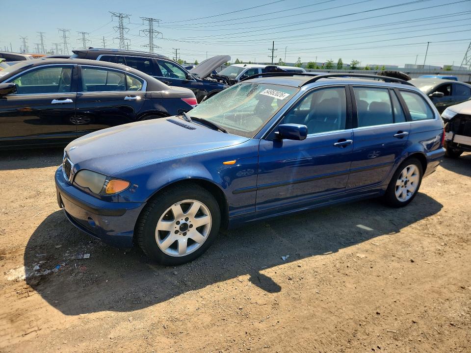 2003 BMW 3er VIN WBAEP334X3PF03175 COPART salvage auction — ROOF, Il - Salvage Certificate, sold $650 on 2026-07-21 (photo 1)
