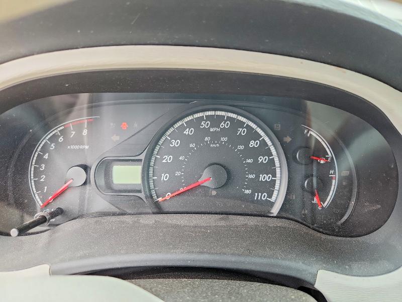 2012 Toyota Sienna VIN 5TDKK3DC2CS257199 COPART salvage auction — FRONT END, Il - Salvage Certificate, sold $1,050 on 2026-07-16 (photo 9)