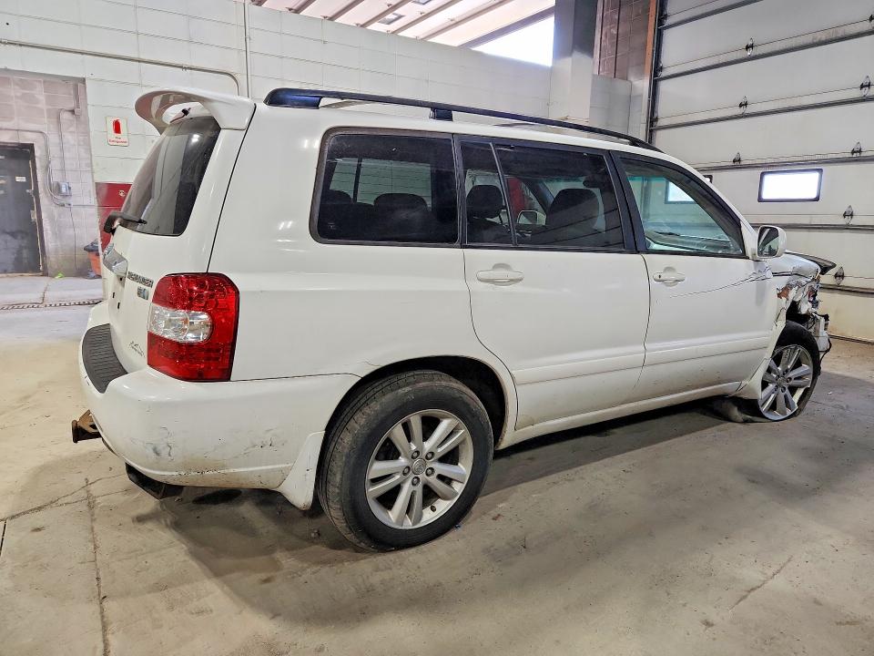 2007 Toyota Highlander VIN JTEEW21A270037807 COPART salvage auction — FRONT END, Mn - Cert Of Title-Salvage, sold $650 on 2026-07-07 (photo 3)