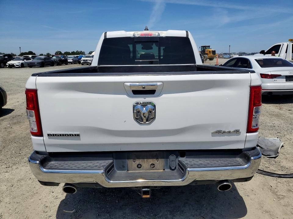 2019 Ram 1500 VIN 1C6SRFBT5KN656037 COPART salvage auction — WATER/FLOOD, Ca - Salvage Certificate, sold $5,600 on 2026-08-04 (photo 6)