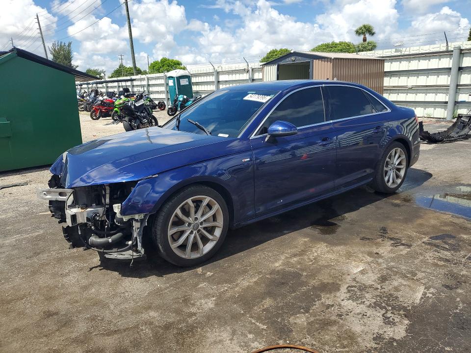 2019 Audi VIN WAUENAF42KA114101 COPART salvage auction — FRONT END, Fl - Cert Of Title Slvg Rebuildable, sold $3,350 on 2026-07-22 (photo 1)