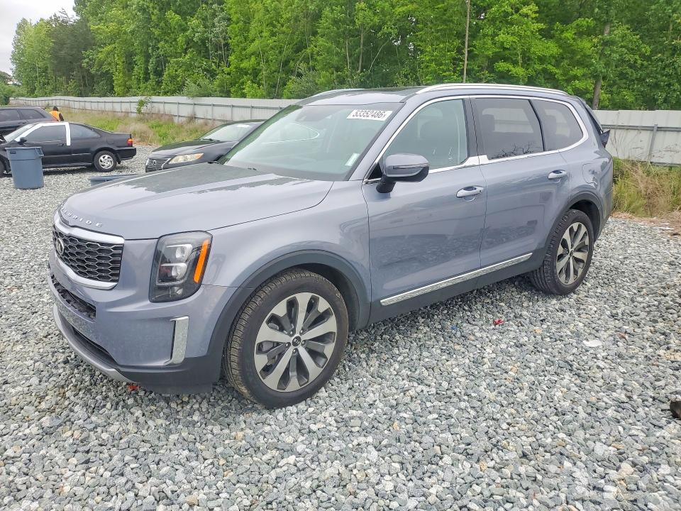 2021 Kia Telluride VIN 5XYP3DHC8MG105980 COPART salvage auction — REAR END, Nc - Salvage Certificate Of Title, sold $6,600 on 2026-07-29 (photo 1)
