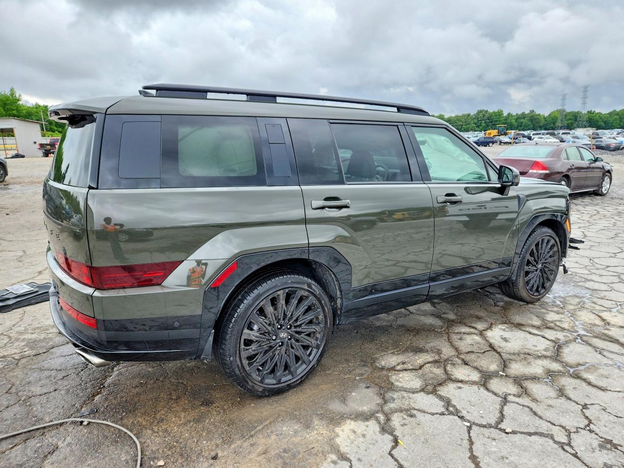 2025 Hyundai Santa Fe VIN 5NMP54GLXSH088260 COPART salvage auction — Front End, TN - SALVAGE CERTIFICATE, sold $8,700 on 2026-07-09 (photo 3)