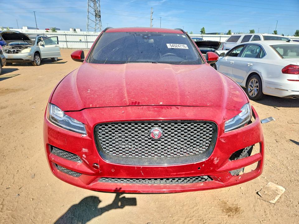 2018 Jaguar F-pace VIN SADCK2FX5JA282983 COPART salvage auction — REAR END, Il - Salvage Certificate, sold $250 on 2026-07-21 (photo 5)
