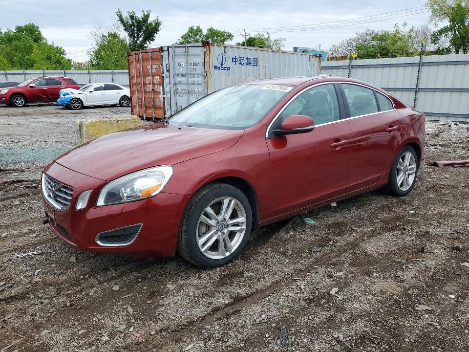 2013 Volvo S60 VIN YV1612FH8D2189002 COPART salvage auction — FRONT END, Il - Salvage Certificate, sold $450 on 2026-07-10 (photo 1)