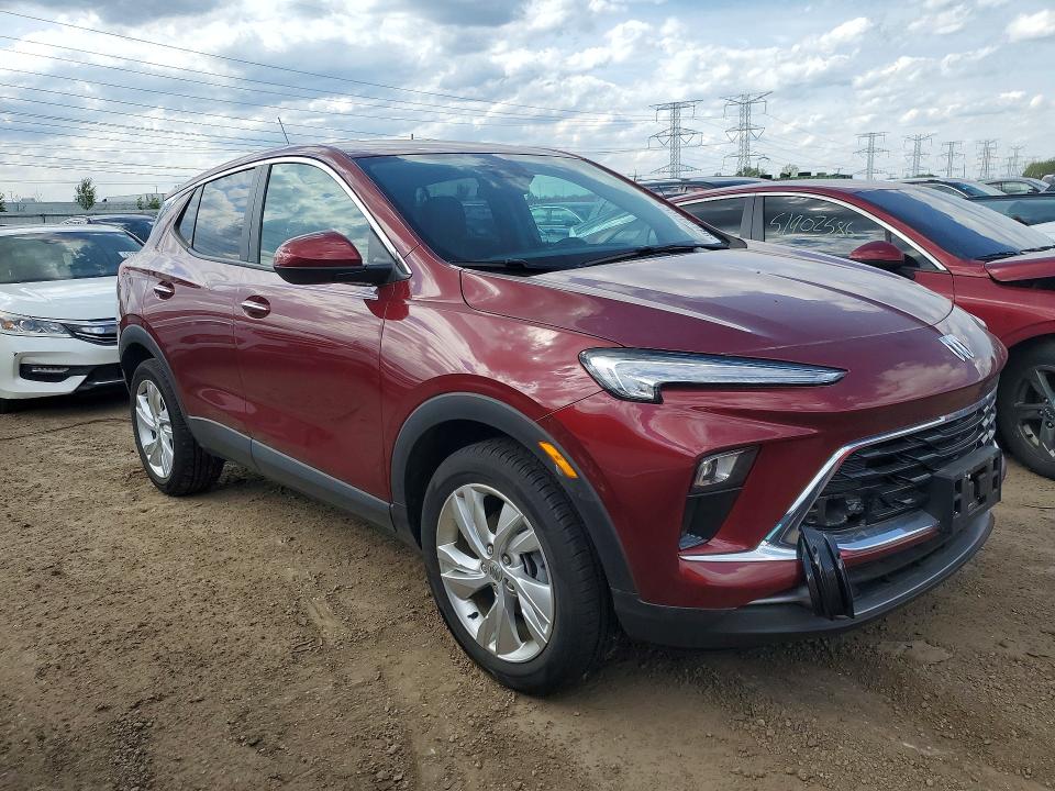 2025 Buick Encore VIN KL4AMCSL0SB116821 COPART salvage auction — FRONT END, Il - Salvage Certificate, sold $6,000 on 2026-07-07 (photo 4)