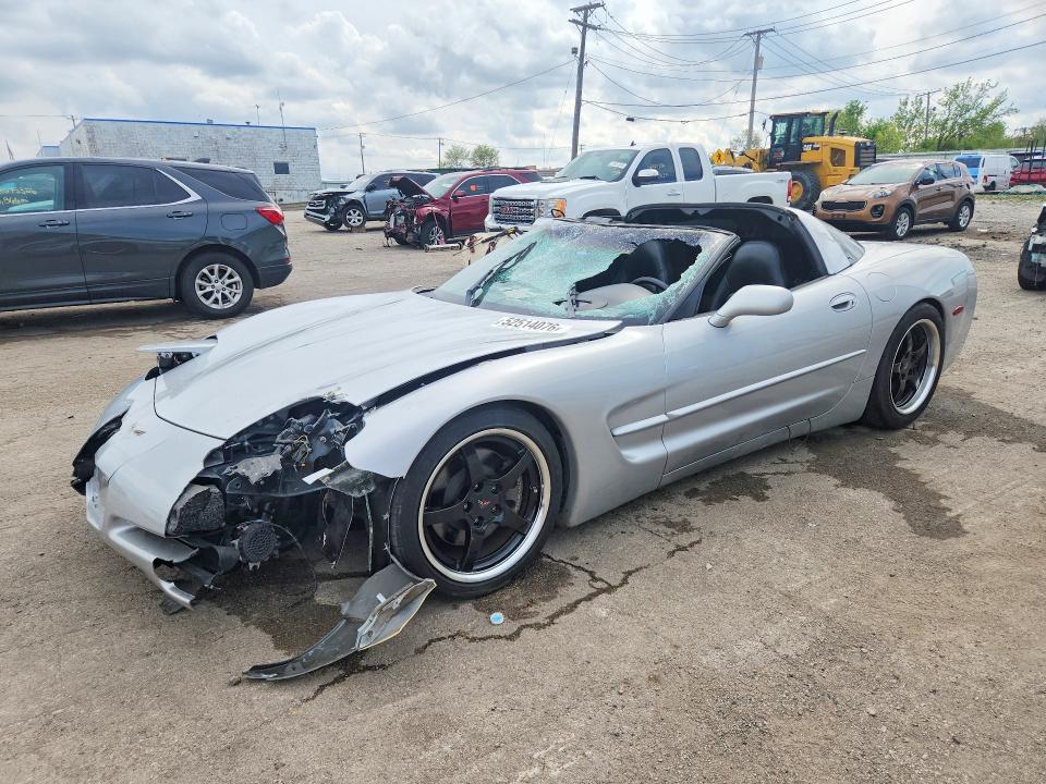 1999 Chevrolet Corvette VIN 1G1YY22G3X5112363 COPART salvage auction — FRONT END, Il - Salvage Certificate, sold $4,400 on 2026-07-03 (photo 1)