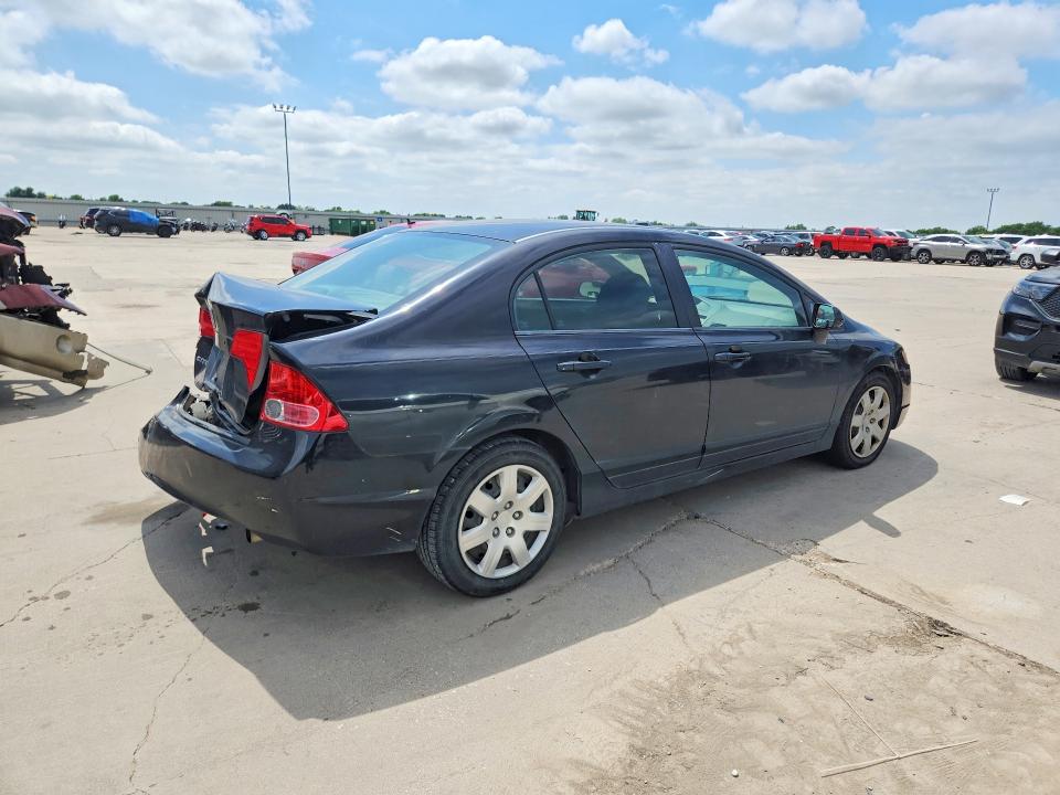 2008 Honda Civic VIN 1HGFA16508L097342 COPART salvage auction — REAR END, Tx - Salvage Vehicle Title, sold $800 on 2026-07-02 (photo 3)