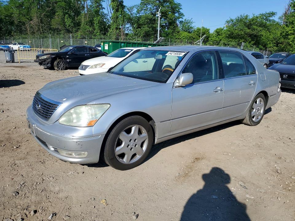 2004 Lexus Ls VIN JTHBN36FX40150712 COPART salvage auction — REAR END, Md - Cert Of Salvage > 75% Damage, sold $700 on 2026-07-23 (photo 1)