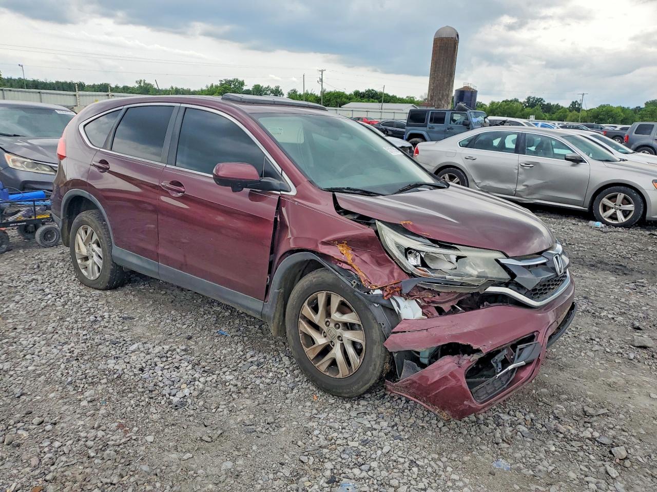 2016 Honda CR-V VIN 2HKRM3H57GH528807 COPART salvage auction — Front End, AL - CERT OF TITLE-PARTS ONLY SALVG, sold $3,200 on 2026-06-25 (photo 4)