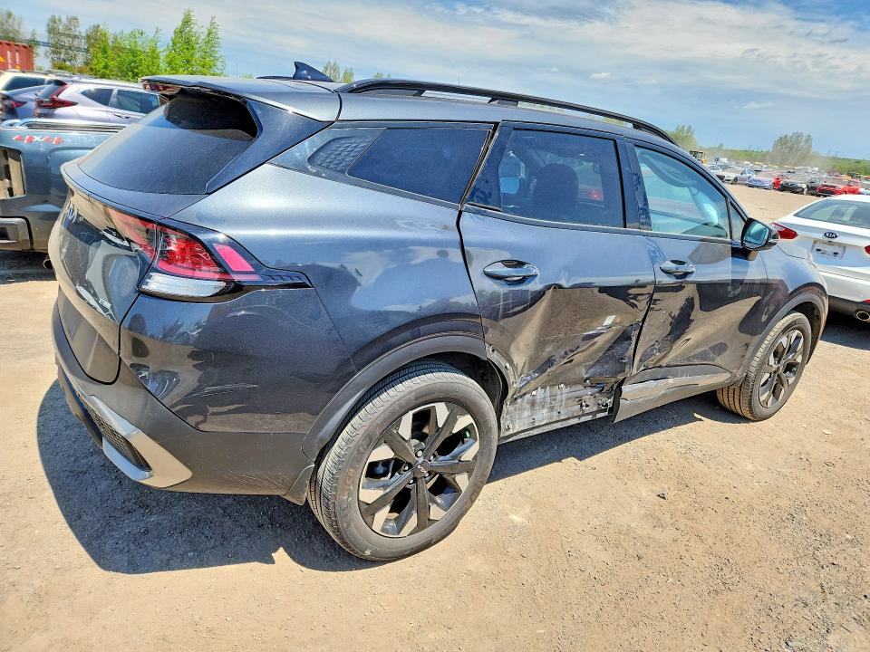 2024 Kia Sportage VIN KNDPUCDF5R7216269 COPART salvage auction — SIDE, On - Permit No Brand - Unfit, sold $11,600 on 2026-07-14 (photo 3)