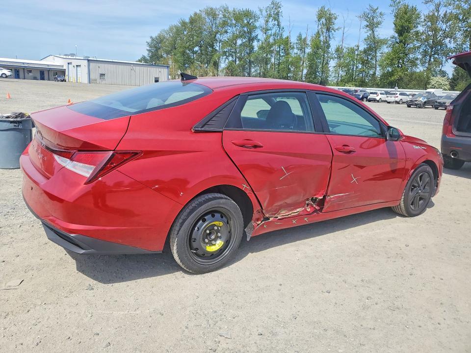 2021 Hyundai Elantra VIN KMHLS4AG9MU063294 COPART salvage auction — SIDE, Wa - Bill Of Sale, sold $6,300 on 2026-07-20 (photo 3)