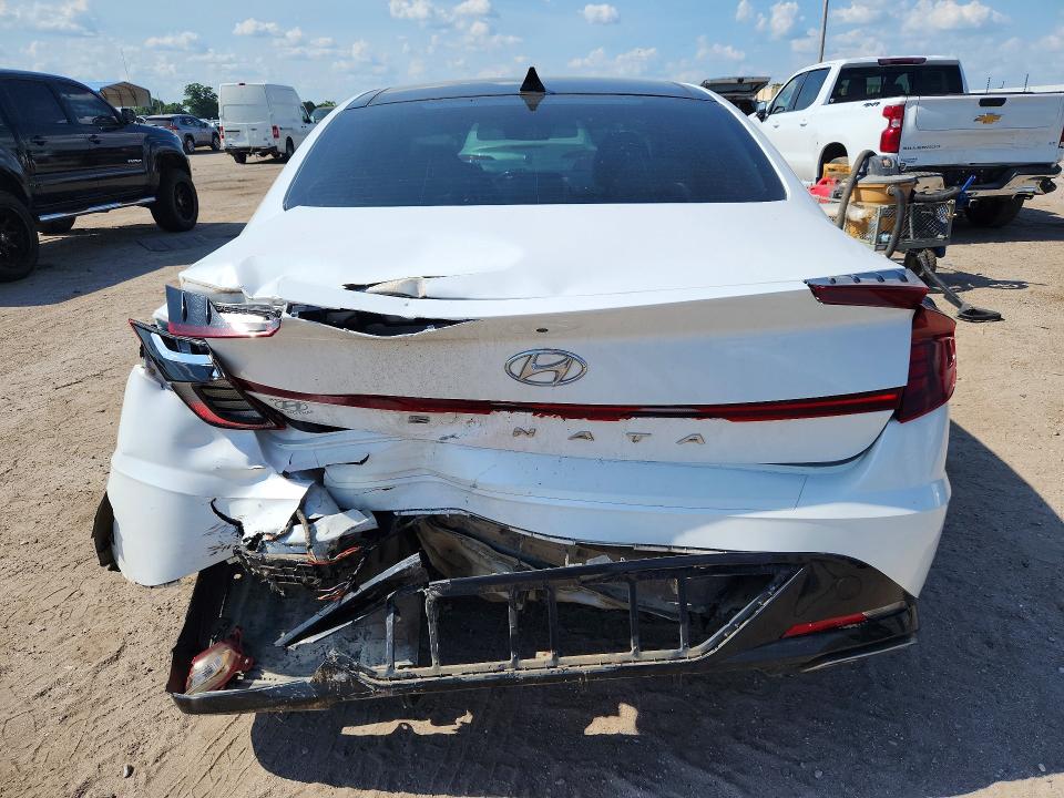 2022 Hyundai Sonata VIN KMHL14JAXNA225502 COPART salvage auction — REAR END, Al - Cert Of Title-Salvage Title, sold $4,650 on 2026-07-30 (photo 6)