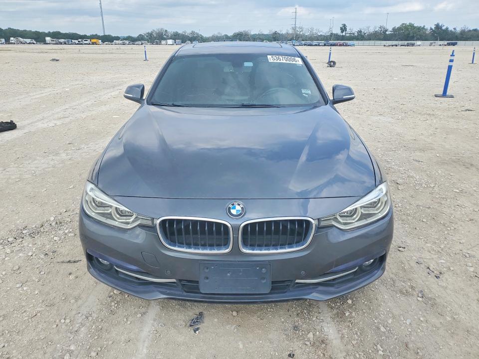 2017 BMW 3er VIN WBA8B9C53HK675850 COPART salvage auction — FRONT END, TX - CERTIFICATE OF TITLE, sold $5,400 on 2026-07-23 (photo 5)