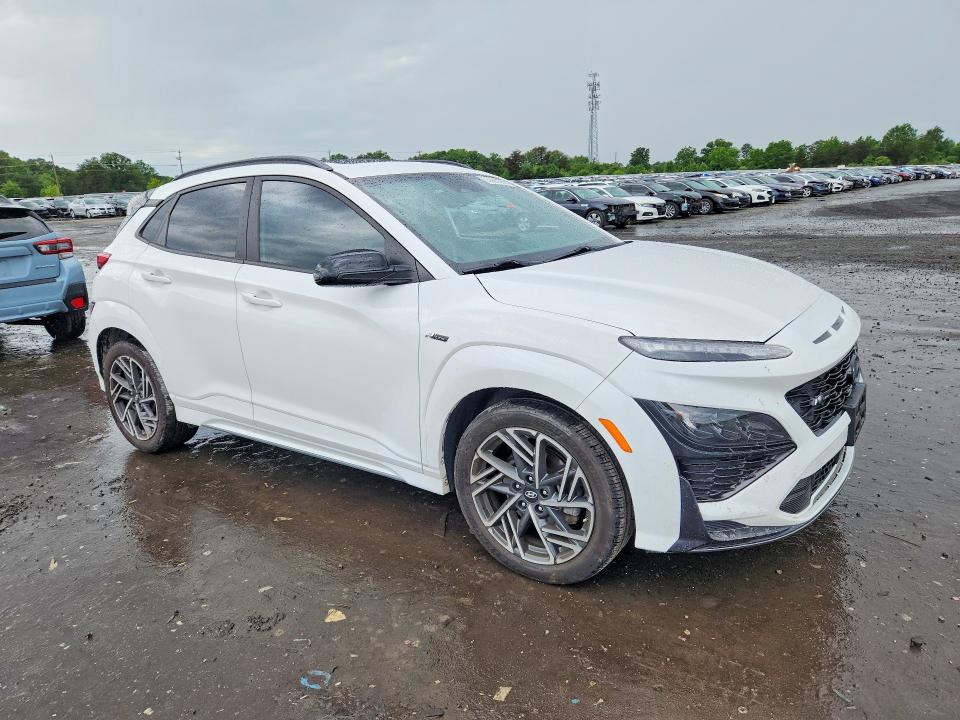 2022 Hyundai VIN KM8K3CA31NU851777 COPART salvage auction — SIDE, Va - Cert Of Title - Salvage, sold $3,450 on 2026-07-08 (photo 4)