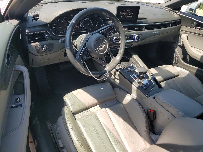 2018 Audi A5 VIN WAUTNAF56JA030474 COPART salvage auction — REAR END, Tx - Certificate Of Title, sold $925 on 2026-07-24 (photo 8)