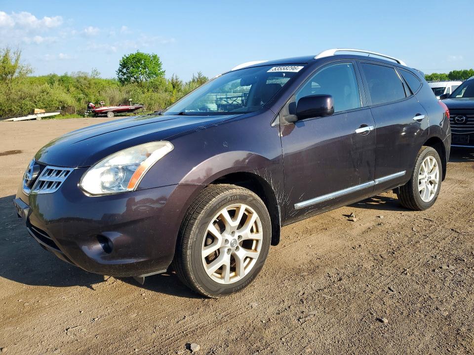 2013 Nissan Rogue VIN JN8AS5MV0DW655378 COPART salvage auction — HAIL, Oh - Cert Of Title-Salvage, sold $1,450 on 2026-07-09 (photo 1)