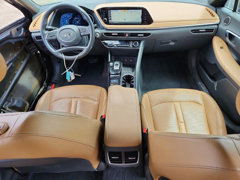2020 Hyundai Sonata VIN 5NPEF4JAXLH001148 COPART salvage auction — SIDE, Md - Cert Of Salvage > 75% Damage, sold $2,100 on 2026-07-28 (photo 8)