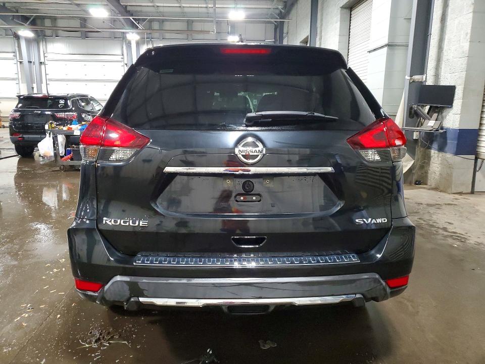 2018 Nissan Rogue VIN KNMAT2MV7JP609950 COPART salvage auction — HAIL, Mn - Cert Of Title-Salvage, sold $3,400 on 2026-07-14 (photo 6)