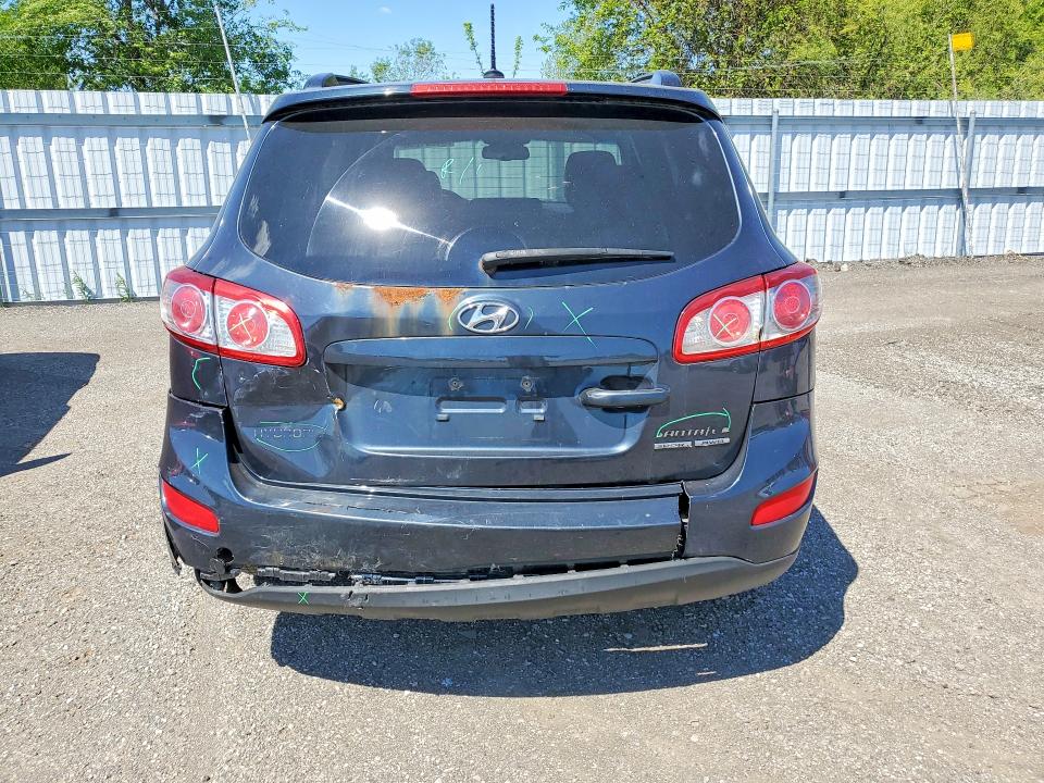 2011 Hyundai Santa fe VIN 5XYZGDAG8BG022959 COPART salvage auction — REAR END, On - Permit No Brand - Unfit, sold $725 on 2026-07-07 (photo 6)