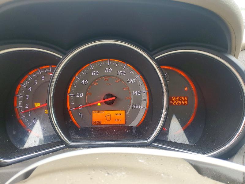 2009 Nissan Murano VIN JN8AZ18U49W011282 COPART salvage auction — FRONT END, Al - Cert Of Title-Salvage Title, sold $325 on 2026-07-09 (photo 9)