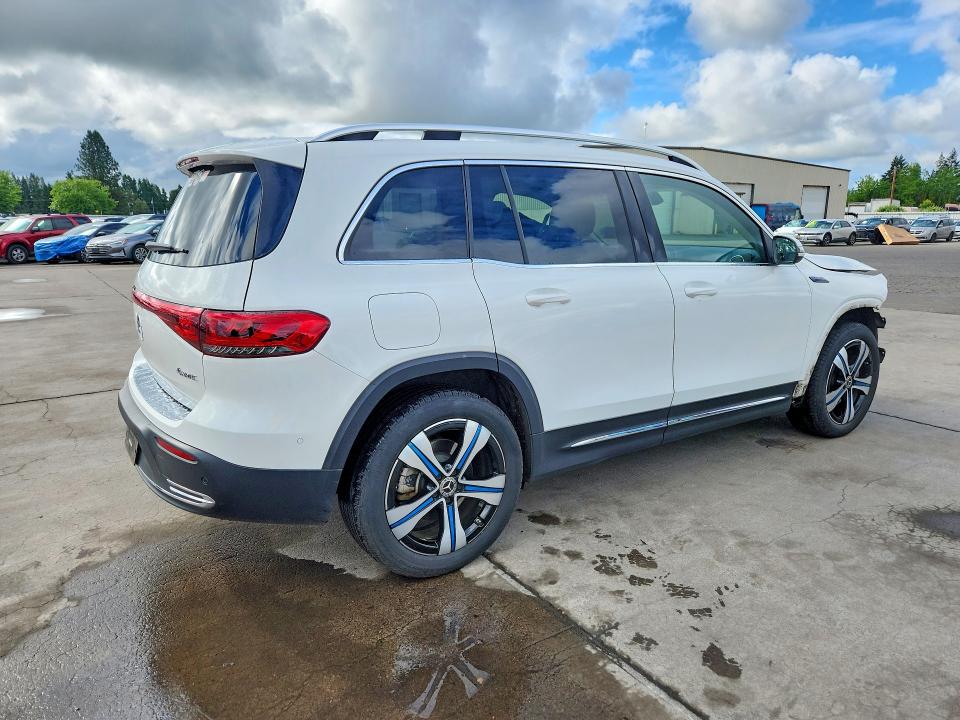 2022 Mercedes-benz Eqb VIN W1N9M0KB0NN009777 COPART salvage auction — FRONT END, Or - Salvage Title Certificate, sold $10,700 on 2026-07-13 (photo 3)