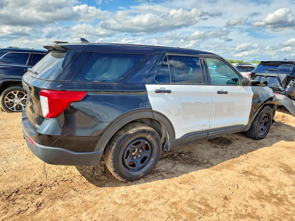 2022 Ford Explorer VIN 1FM5K8AB4NGA48741 COPART salvage auction — FRONT END, Tx - Salvage Vehicle Title, sold $2,500 on 2026-07-02 (photo 3)