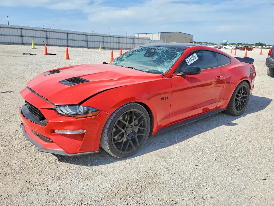 2022 Ford Mustang VIN 1FA6P8CF5N5115102 COPART salvage auction — FRONT END, Tx - Certificate Of Title, sold $15,800 on 2026-07-09 (photo 1)