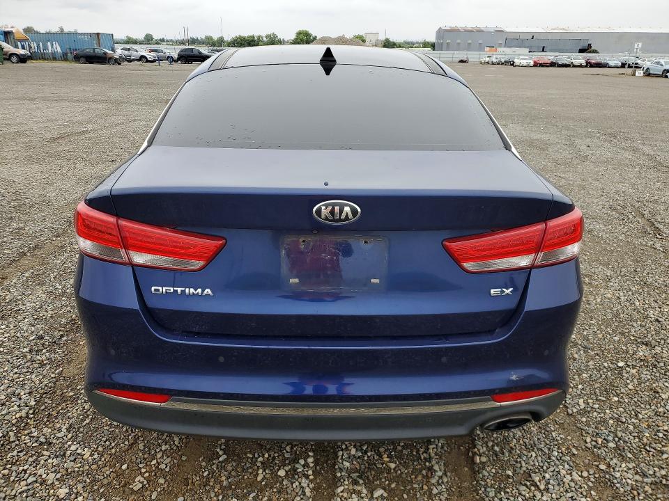 2016 Kia VIN 5XXGU4L39GG013970 COPART salvage auction — FRONT END, Ca - Salvage Certificate, sold $550 on 2026-07-24 (photo 6)