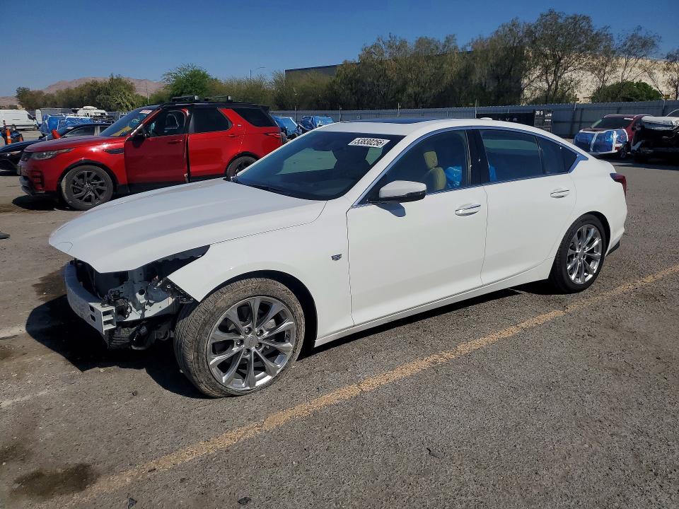 2021 Cadillac Ct5 VIN 1G6DN5RK3M0113986 COPART salvage auction — FRONT END, Nv - Salvage Title, sold $10,200 on 2026-07-02 (photo 1)