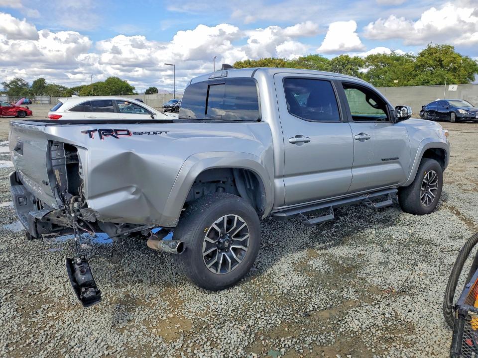 2021 Toyota Tacoma VIN 5TFAZ5CN5MX114149 COPART salvage auction — REAR END, Ca - Salvage Certificate, sold $125 on 2026-07-24 (photo 3)