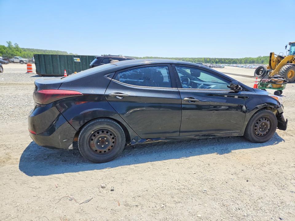 2016 Hyundai VIN KMHDH4AE5GU636813 COPART salvage auction — FRONT END, Sc - Cert Of Title-Salvage, sold $950 on 2026-07-27 (photo 3)