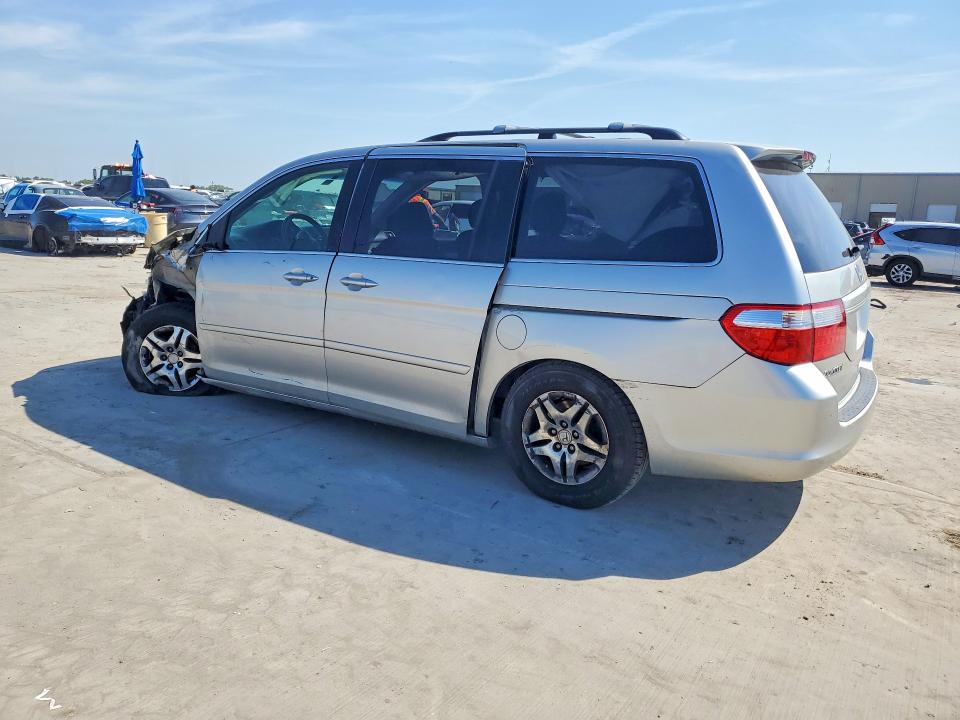 2007 Honda Odyssey VIN 5FNRL38487B420530 COPART salvage auction — FRONT END, TX - SALVAGE VEHICLE TITLE, sold $375 on 2026-07-09 (photo 2)