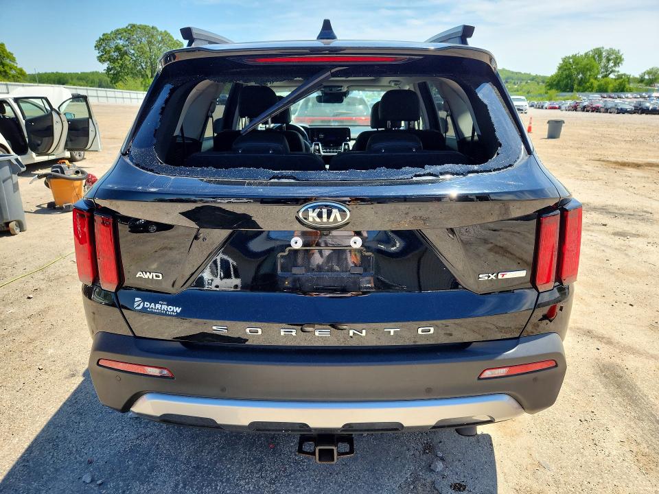 2021 Kia Sorento VIN 5XYRKDLF9MG057757 COPART salvage auction — HAIL, WI - CERTIFICATE OF TITLE, sold $4,500 on 2026-07-28 (photo 6)