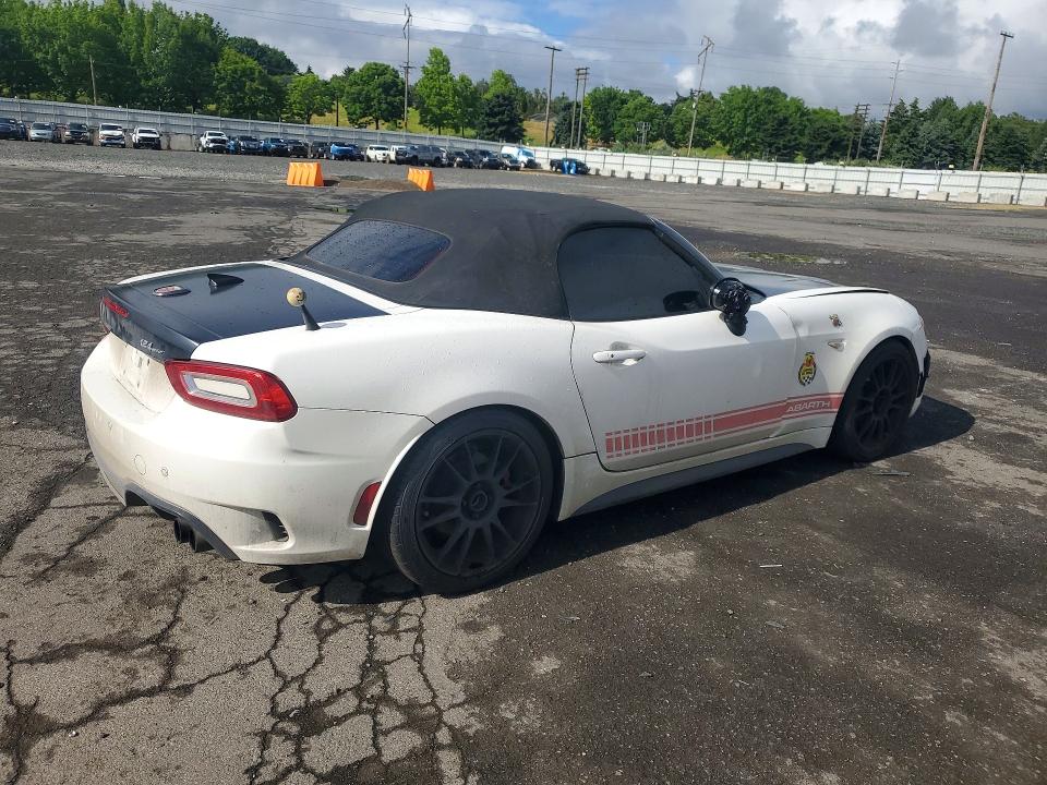 2018 Fiat 124 spider VIN JC1NFAEK4J0139454 COPART salvage auction — FRONT END, OR - SALVAGE TITLE CERTIFICATE, sold $175 on 2026-07-29 (photo 3)