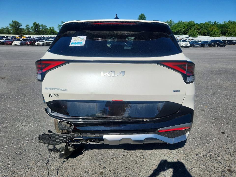 2025 Kia Sportage VIN KNDPXCDG0S7260525 COPART salvage auction — REAR END, PA - CERTIFICATE OF SALVAGE, sold $11,100 on 2026-07-07 (photo 6)