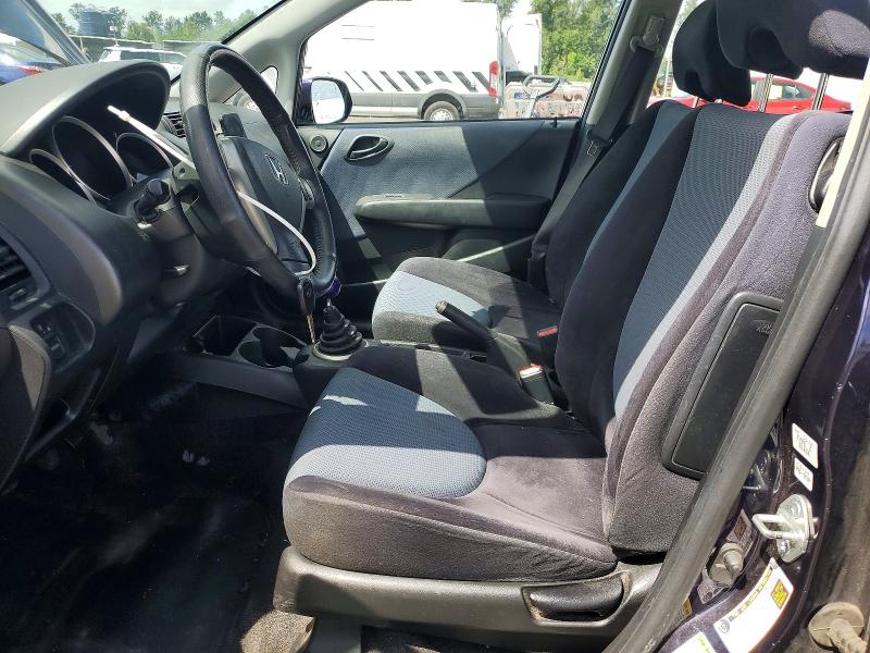 2008 Honda Fit VIN JHMGD37658S058313 COPART salvage auction — FRONT END, Or - Salvage Title Certificate, sold $700 on 2026-07-27 (photo 7)