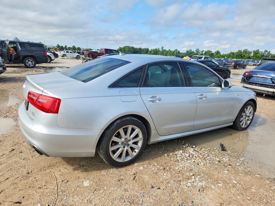 2013 Audi A6 VIN WAUHGAFC9DN083245 COPART salvage auction — FRONT END, Tx - Salvage Vehicle Title, sold $400 on 2026-07-02 (photo 3)